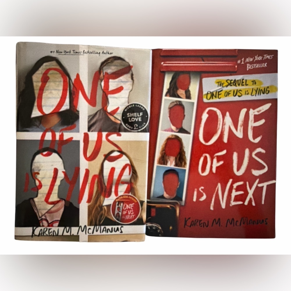 One of Us is Lying and One of Us is Next Hardback Book Set
